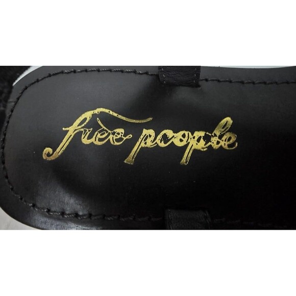 Free People Women's La Risa Black Strappy Sandals Size 10 M/ 40 Leather NIB $128 - Picture 10 of 13